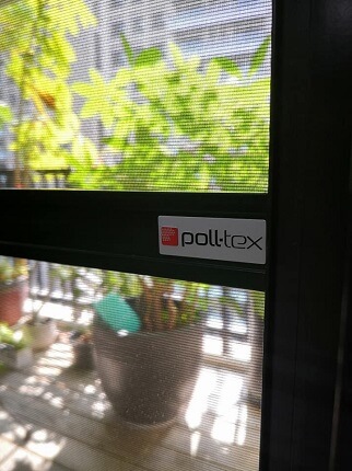 「Poll-tex®防霾紗窗」，可以讓民眾放心打開窗戶