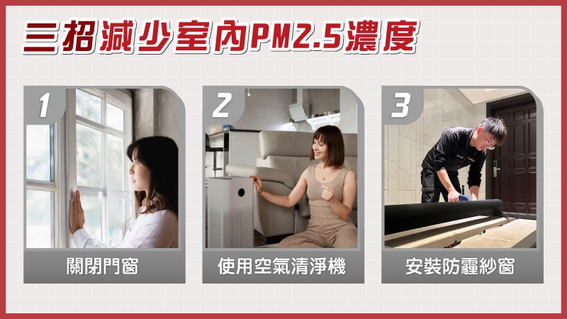 中元普渡-減少室內pm2.5濃度方法