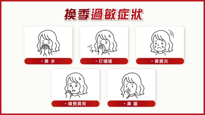 換季過敏怎麼辦才好?換季過敏症狀多,改善方法大公開 1 換季過敏症狀