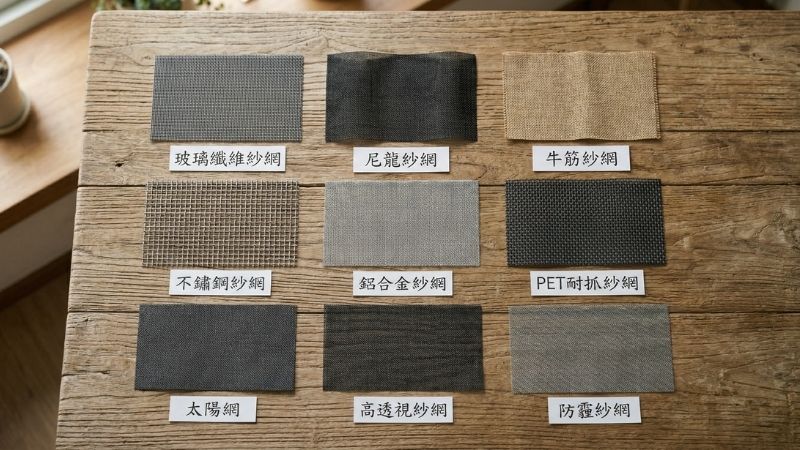 紗網種類